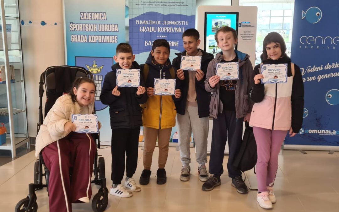 Učenici 4.a razreda uspješno završili program Škole plivanja